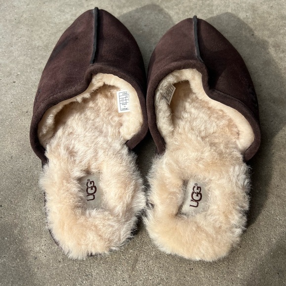 Ugg Scuff Slipper Slides Style 1101111 Brown Espresso Men's Size 11 - Picture 12 of 15